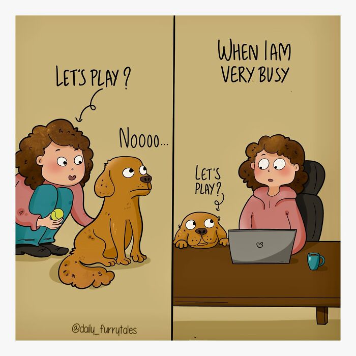 “Daily Furry Tales” Shares 30 New Comics Showing The Everyday Joys Of Living With Dogs “Daily Furry Tales” Shares 30 New Comics Showing The Everyday Joys Of Living With Dogs