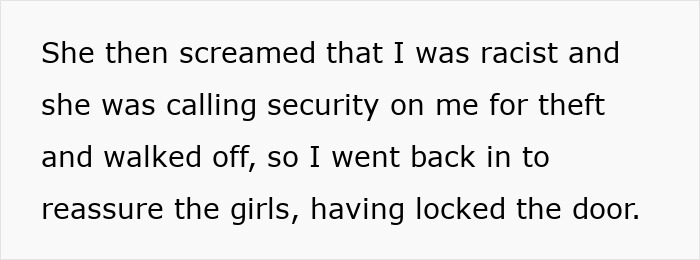 Creepy Lady Tries Entering Changing Room With Mom And Girls, Calls Mom Racist For Stopping Her Creepy Lady Tries Entering Changing Room With Mom And Girls, Calls Mom Racist For Stopping Her