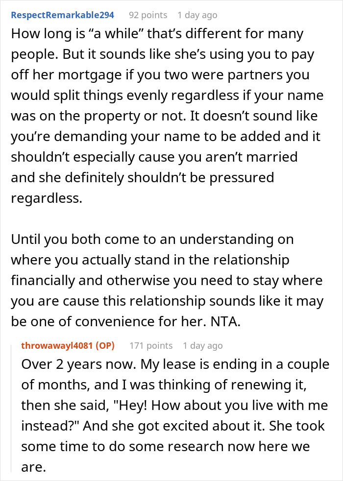 Man Draws The Line At Girlfriend’s Insane Rent Request: “She Says I’m Just Making Excuses” Man Draws The Line At Girlfriend’s Insane Rent Request: “She Says I’m Just Making Excuses”