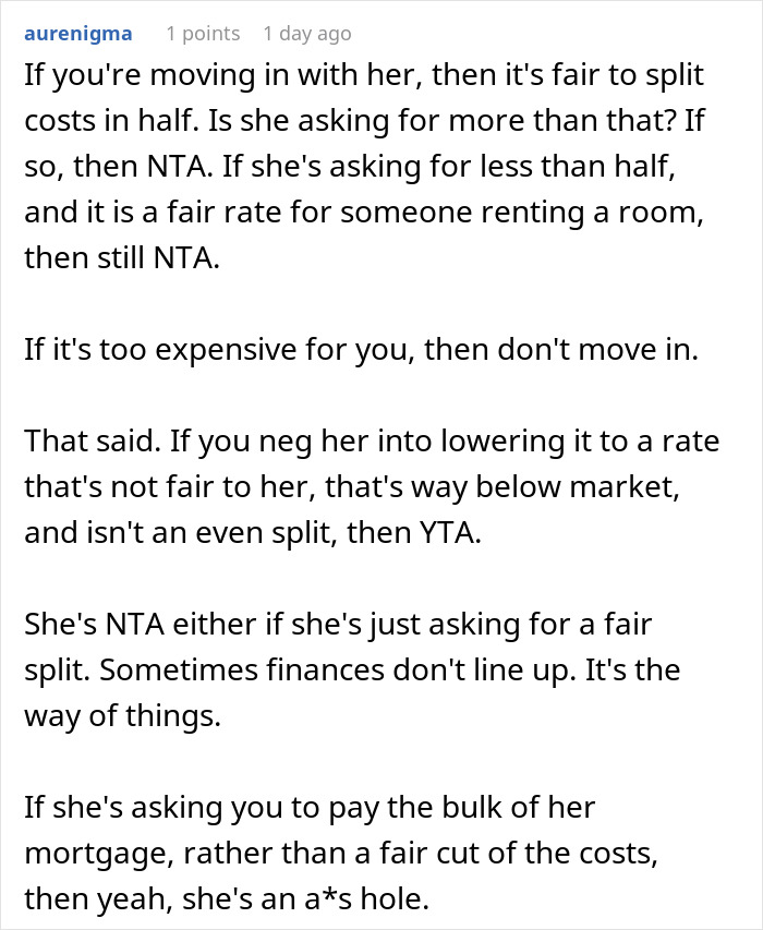 Man Draws The Line At Girlfriend’s Insane Rent Request: “She Says I’m Just Making Excuses” Man Draws The Line At Girlfriend’s Insane Rent Request: “She Says I’m Just Making Excuses”