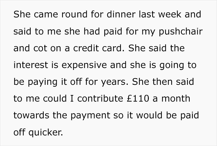 Mom’s ‘Generosity’ Comes With A Monthly Price Tag, New Mom’s Pushed To Pay Up Mom’s ‘Generosity’ Comes With A Monthly Price Tag, New Mom’s Pushed To Pay Up