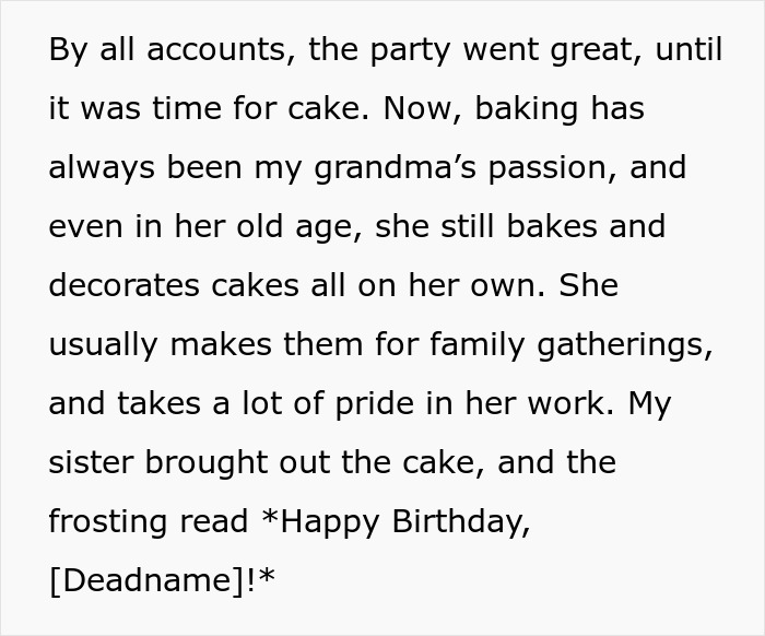 Dad Asks If He&rsquo;s The [Jerk] For Leaving His Kid&rsquo;s B-Day Party Because Cake Had Her Deadname On It