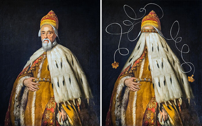 Commentary On Status: 40 Historic Portraits Of Elites Get A Makeover From This Artist (New Pics) Commentary On Status: 40 Historic Portraits Of Elites Get A Makeover From This Artist (New Pics)
