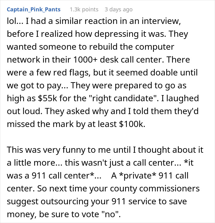 Applicant Has Zero Tolerance For Ridiculous Job Offer, Ends Call After Hearing “Benefits” Applicant Has Zero Tolerance For Ridiculous Job Offer, Ends Call After Hearing “Benefits”
