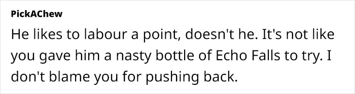 Dad Keeps Joking Daughter Give Him Horrible Wine As A “Gift”, She Finally Snaps, Causing Drama Dad Keeps Joking Daughter Give Him Horrible Wine As A “Gift”, She Finally Snaps, Causing Drama