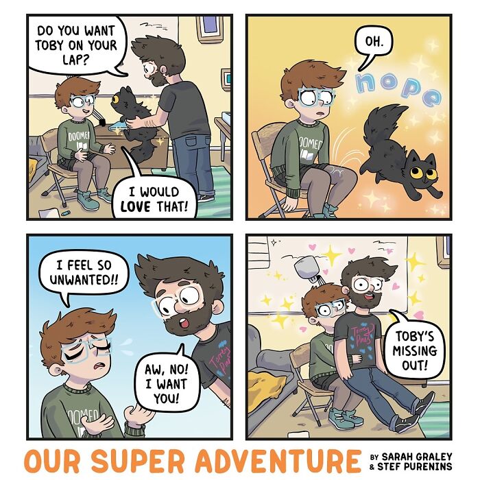 Love And Cats: 36 Hilariously Relatable Comics Inspired By This Artist’s Real Life (New Pics) Love And Cats: 36 Hilariously Relatable Comics Inspired By This Artist’s Real Life (New Pics)