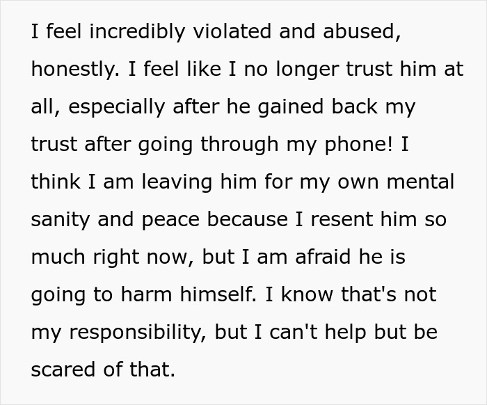 Man’s Paranoia Pushes Girlfriend To Choose Mental Sanity Over Relationship