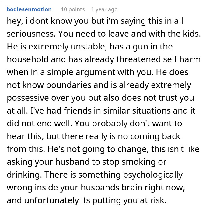 Man’s Paranoia Pushes Girlfriend To Choose Mental Sanity Over Relationship