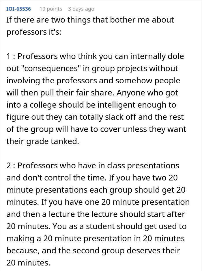 Students Turn Professor’s Strict Scheduling Rules Against Him In Perfectly Timed Move