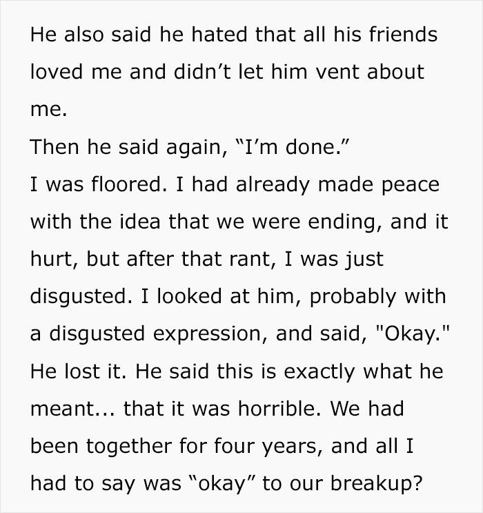 Fiancé Says He Hates Everything About His Partner, She Just Says ‘Okay’ And He Totally Loses It