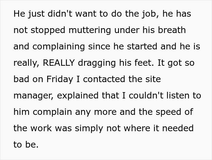 Woman Busts Worker Peeing In The Plaster Mix For Her Kitchen, Demands Company Take Everything Down Woman Busts Worker Peeing In The Plaster Mix For Her Kitchen, Demands Company Take Everything Down