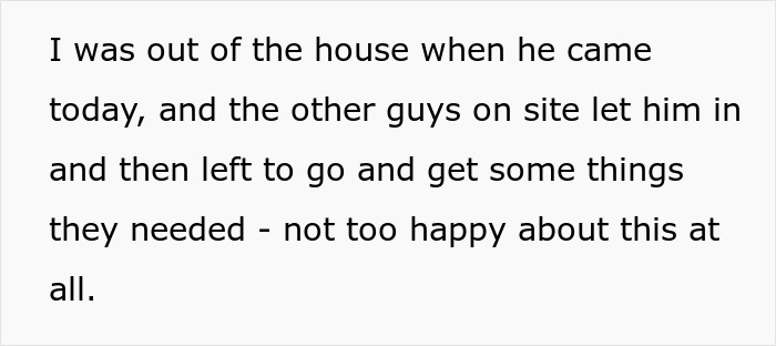 Woman Busts Worker Peeing In The Plaster Mix For Her Kitchen, Demands Company Take Everything Down Woman Busts Worker Peeing In The Plaster Mix For Her Kitchen, Demands Company Take Everything Down