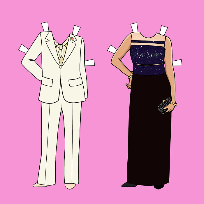 I Created Kamala Harris’s Paper Doll And Outfits (5 Pics) I Created Kamala Harris’s Paper Doll And Outfits (5 Pics)