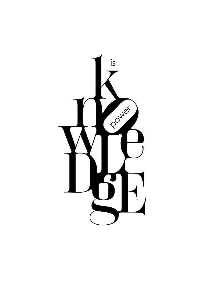 My Inspirational Quotes As Typography Puzzles (13 Pics)