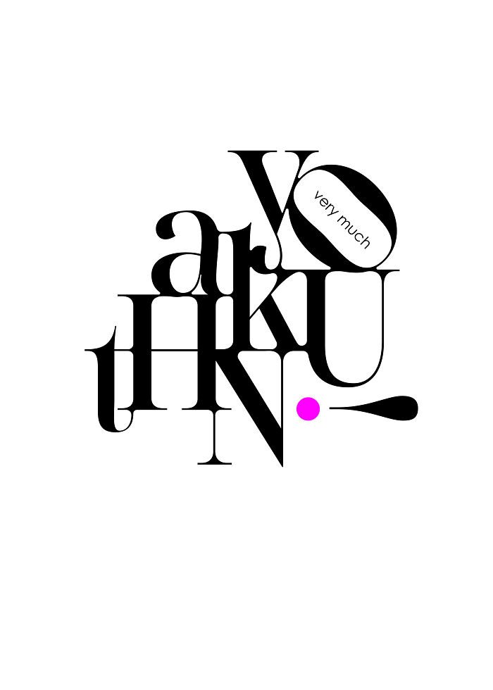 My Inspirational Quotes As Typography Puzzles (13 Pics)