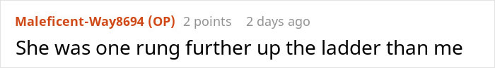 Woman Reminds Coworker Of Their Work Hours, Is Shocked When They Use It Against Her Woman Reminds Coworker Of Their Work Hours, Is Shocked When They Use It Against Her