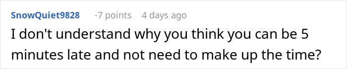 Woman Reminds Coworker Of Their Work Hours, Is Shocked When They Use It Against Her Woman Reminds Coworker Of Their Work Hours, Is Shocked When They Use It Against Her