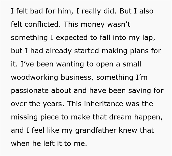 “I Feel Like The Bad Guy”: Man Refuses To Give Up On His Dream When Brother Asks For $30k