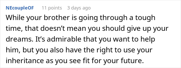 “I Feel Like The Bad Guy”: Man Refuses To Give Up On His Dream When Brother Asks For $30k