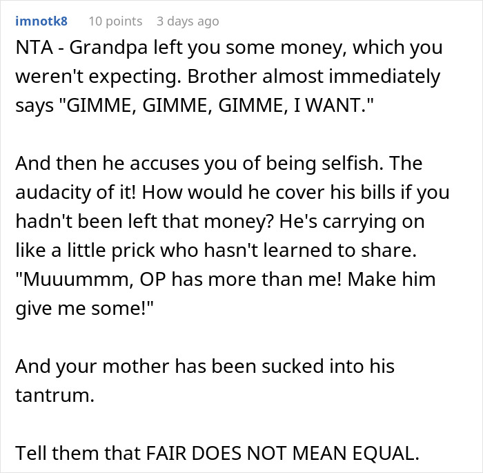 “I Feel Like The Bad Guy”: Man Refuses To Give Up On His Dream When Brother Asks For $30k
