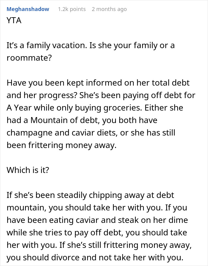 Husband Refuses To Buy Wife A Plane Ticket For Family Vacation: “This Is Her Own Fault” Husband Refuses To Buy Wife A Plane Ticket For Family Vacation: “This Is Her Own Fault”