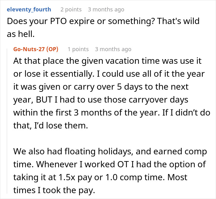 “Can’t Carry Over 1 PTO Day? See You In February”: Person Maliciously Complies “Can’t Carry Over 1 PTO Day? See You In February”: Person Maliciously Complies