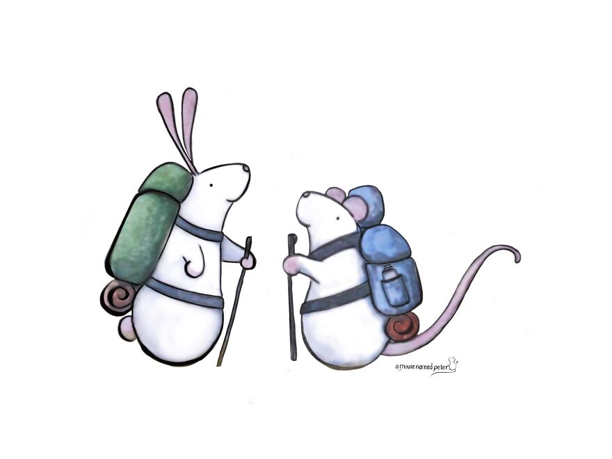 My 23 Illustrations Of A Mouse And His Friends Traveling Through The World My 23 Illustrations Of A Mouse And His Friends Traveling Through The World