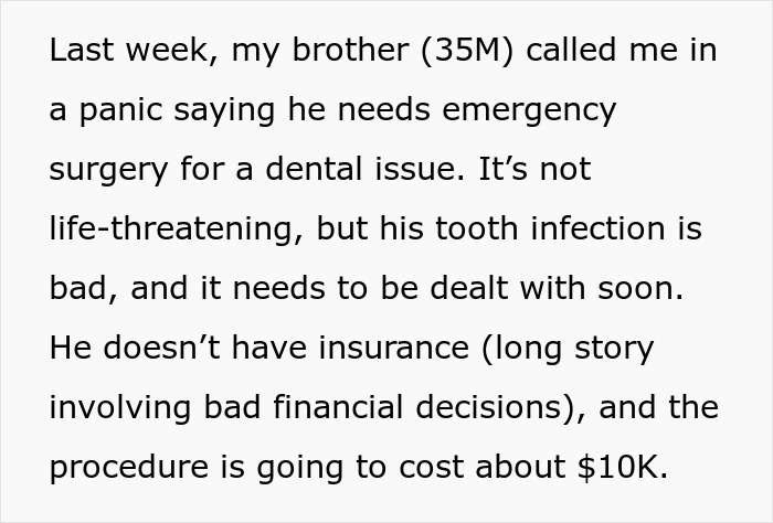 Man Demands Sister Cancel Her Trip To Pay $10k For His Surgery, Internet Gets Suspicious Man Demands Sister Cancel Her Trip To Pay $10k For His Surgery, Internet Gets Suspicious