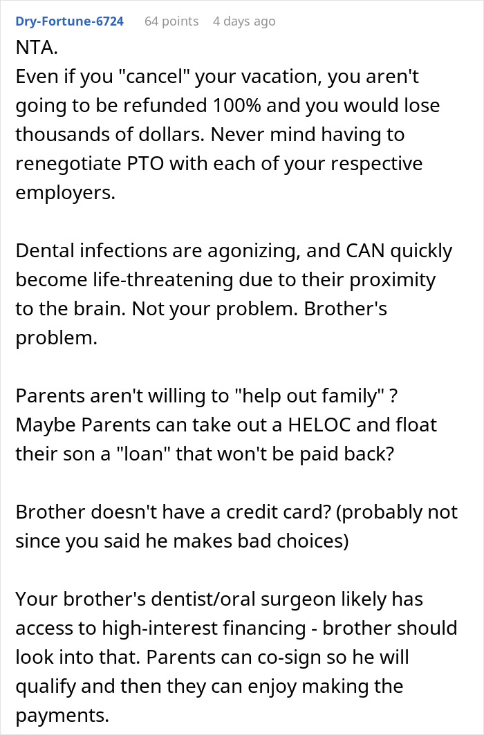 Man Demands Sister Cancel Her Trip To Pay $10k For His Surgery, Internet Gets Suspicious Man Demands Sister Cancel Her Trip To Pay $10k For His Surgery, Internet Gets Suspicious