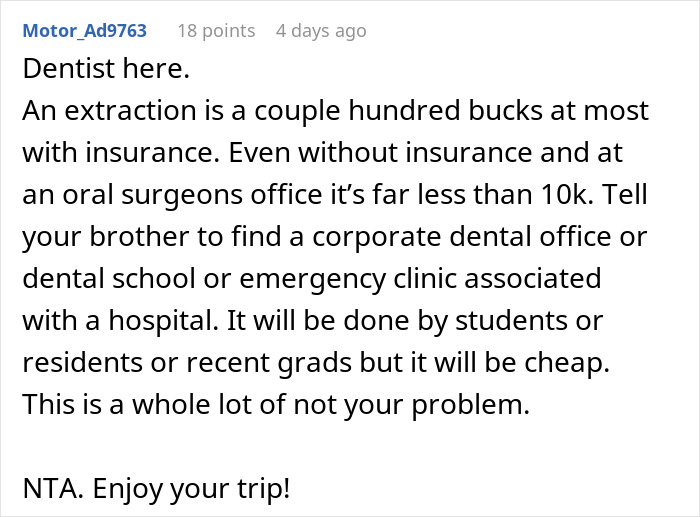 Man Demands Sister Cancel Her Trip To Pay $10k For His Surgery, Internet Gets Suspicious Man Demands Sister Cancel Her Trip To Pay $10k For His Surgery, Internet Gets Suspicious