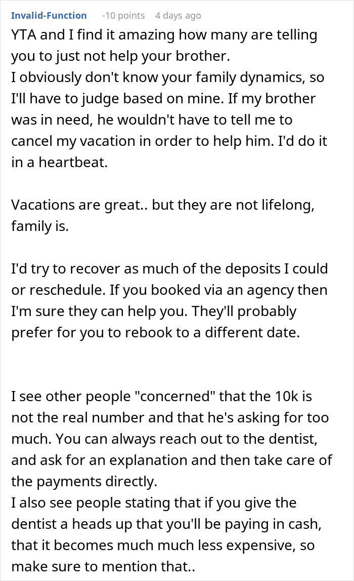 Man Demands Sister Cancel Her Trip To Pay $10k For His Surgery, Internet Gets Suspicious Man Demands Sister Cancel Her Trip To Pay $10k For His Surgery, Internet Gets Suspicious