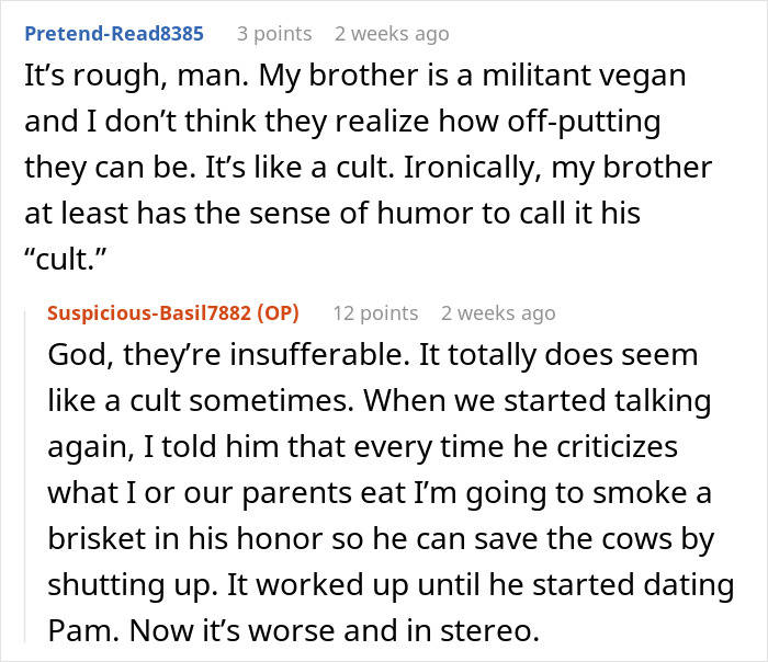Militantly Vegan Man Tries To Ruin Possibly The Last Thanksgiving With The Whole Family Militantly Vegan Man Tries To Ruin Possibly The Last Thanksgiving With The Whole Family