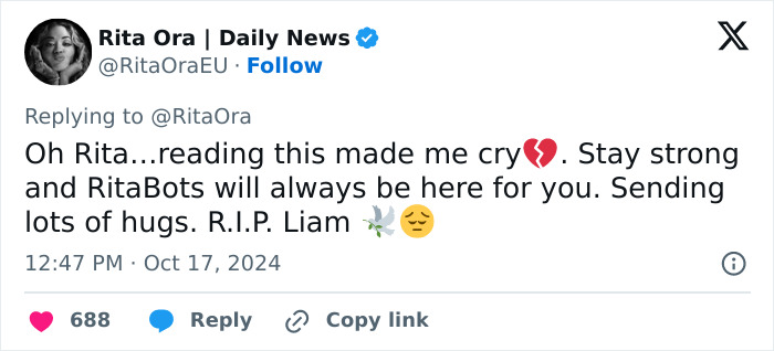 “I’m Devastated”: Rita Ora Breaks Down During Concert As She Pays Tribute To Liam Payne “I’m Devastated”: Rita Ora Breaks Down During Concert As She Pays Tribute To Liam Payne