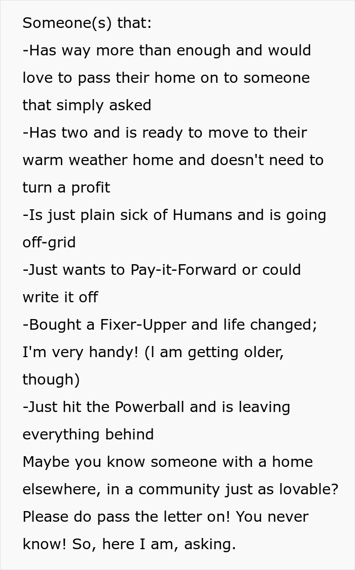 Audacious Woman Wants A Free Home, Is Sure A Good Samaritan Will Hand Over Their House To Her Audacious Woman Wants A Free Home, Is Sure A Good Samaritan Will Hand Over Their House To Her