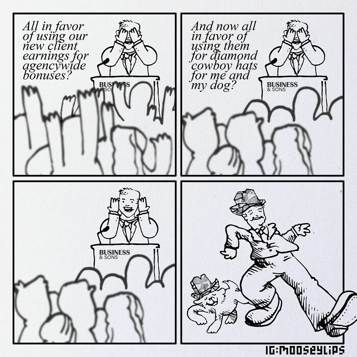 Mooseylips: 30 Hilariously Absurd Comics Inspiring Us To Embrace Our Inner Weirdness, By This Artist Mooseylips: 30 Hilariously Absurd Comics Inspiring Us To Embrace Our Inner Weirdness, By This Artist