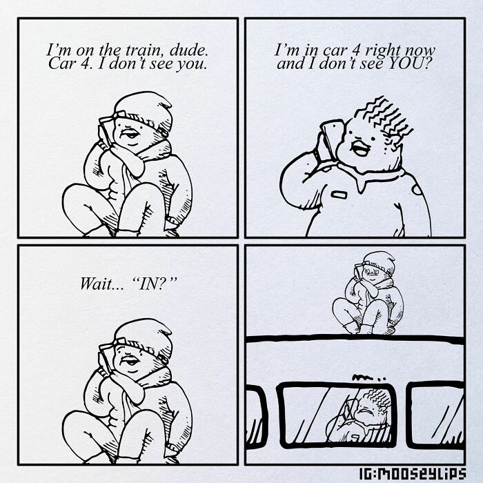 Mooseylips: 30 Hilariously Absurd Comics Inspiring Us To Embrace Our Inner Weirdness, By This Artist Mooseylips: 30 Hilariously Absurd Comics Inspiring Us To Embrace Our Inner Weirdness, By This Artist