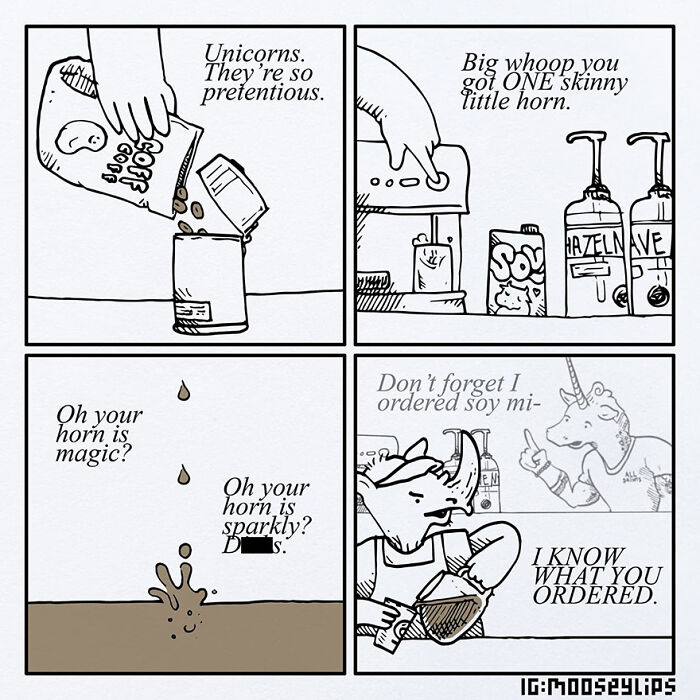 Mooseylips: 30 Hilariously Absurd Comics Inspiring Us To Embrace Our Inner Weirdness, By This Artist Mooseylips: 30 Hilariously Absurd Comics Inspiring Us To Embrace Our Inner Weirdness, By This Artist