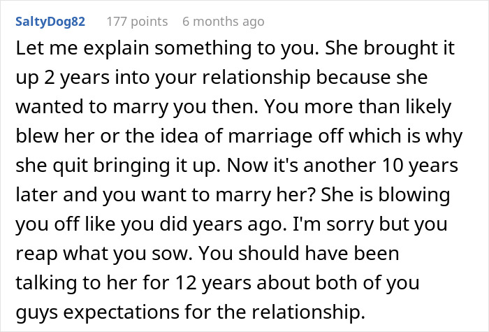 12 Years Down The Drain: Guy Finally Decides To Propose When He’s Ready, GF Says ‘No’ 12 Years Down The Drain: Guy Finally Decides To Propose When He’s Ready, GF Says ‘No’