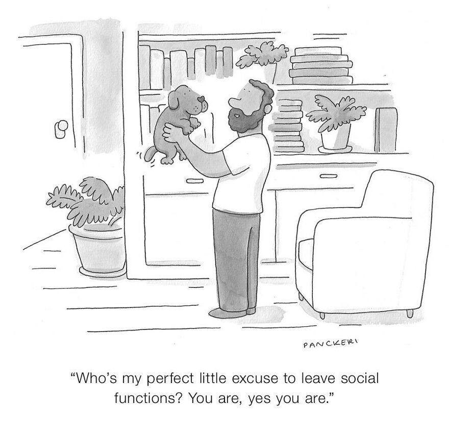 From Relatable To Absurd: 30 Witty One-Panel Comics By This New Yorker Cartoonist From Relatable To Absurd: 30 Witty One-Panel Comics By This New Yorker Cartoonist