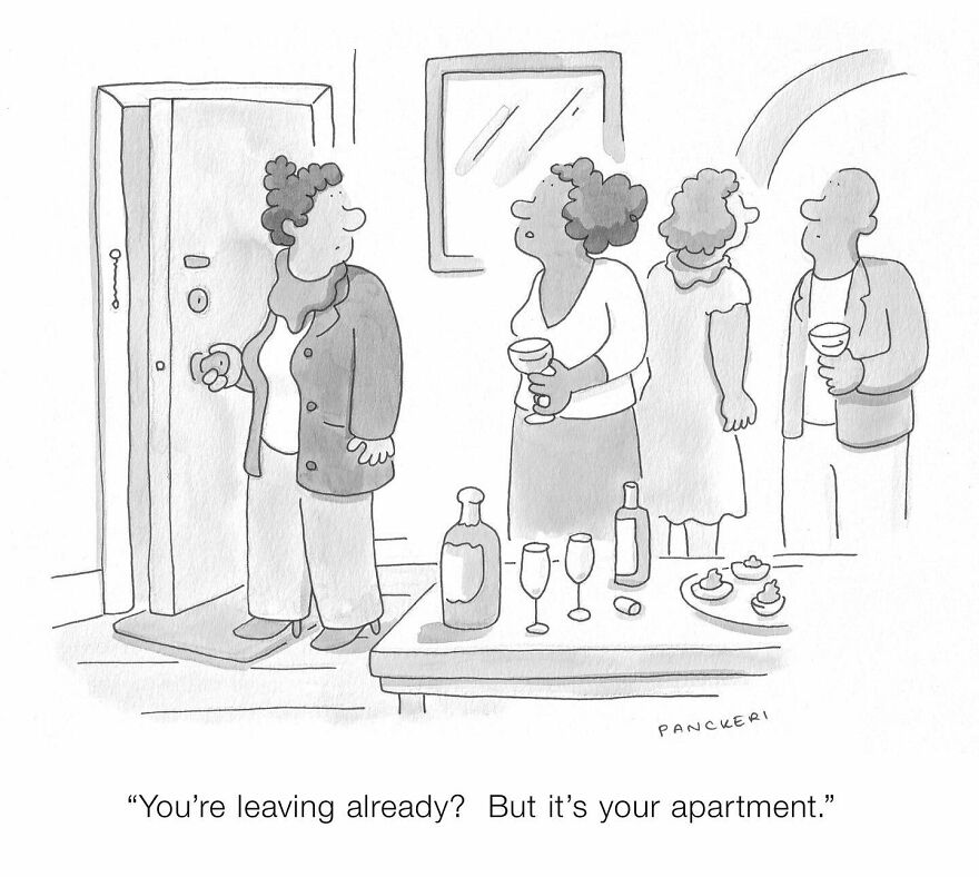 From Relatable To Absurd: 30 Witty One-Panel Comics By This New Yorker Cartoonist