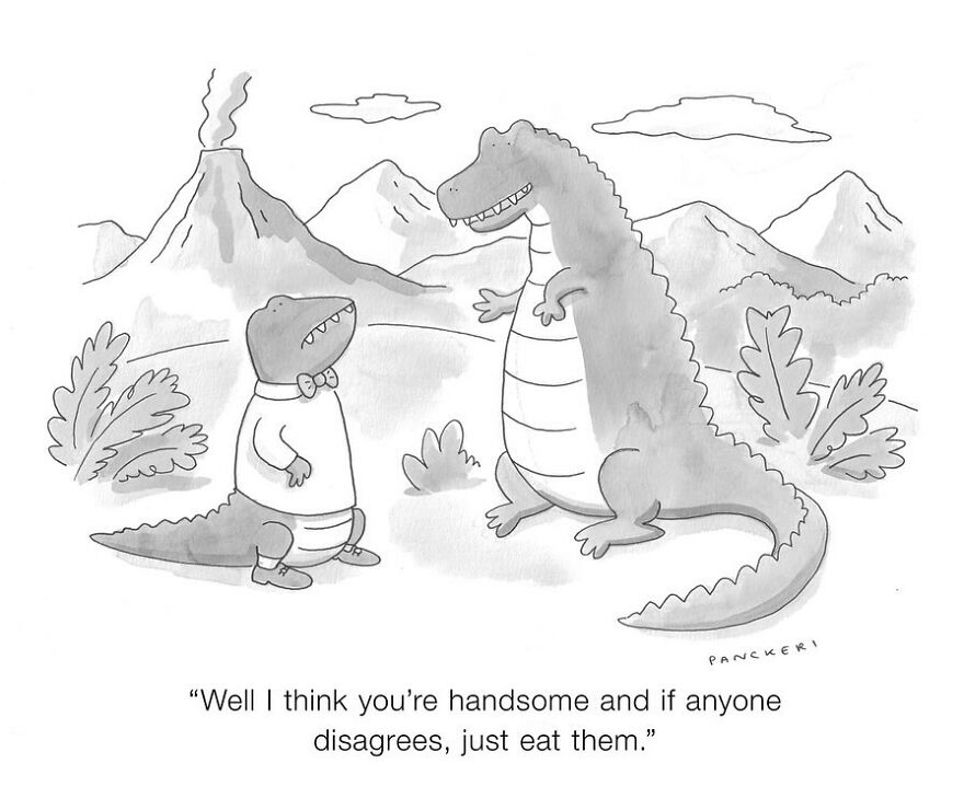 From Relatable To Absurd: 30 Witty One-Panel Comics By This New Yorker Cartoonist From Relatable To Absurd: 30 Witty One-Panel Comics By This New Yorker Cartoonist