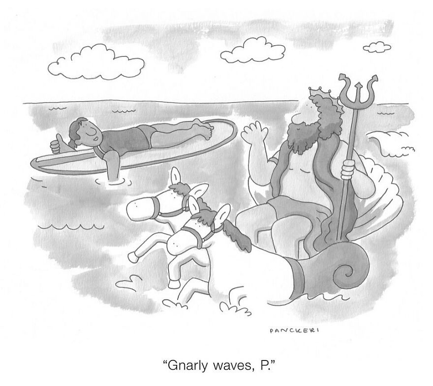 From Relatable To Absurd: 30 Witty One-Panel Comics By This New Yorker Cartoonist