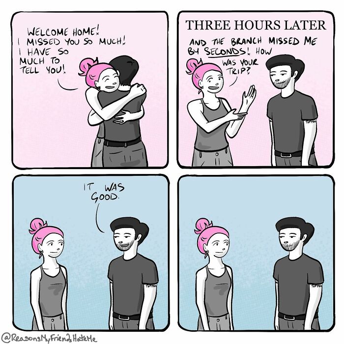 ‘Reasons My Friends Hate Me’: 25 Comics About Self-Deprecating Humor By Aylia Colwell ‘Reasons My Friends Hate Me’: 25 Comics About Self-Deprecating Humor By Aylia Colwell