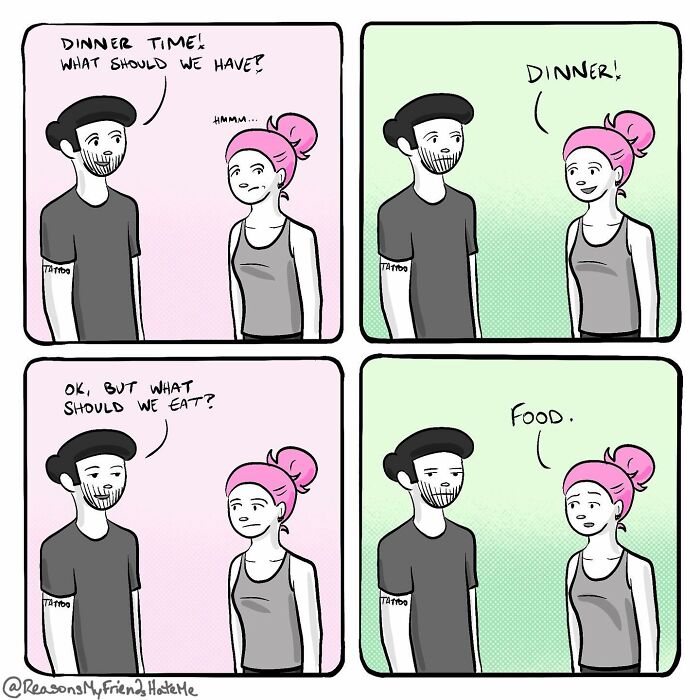 ‘Reasons My Friends Hate Me’: 25 Comics About Self-Deprecating Humor By Aylia Colwell ‘Reasons My Friends Hate Me’: 25 Comics About Self-Deprecating Humor By Aylia Colwell