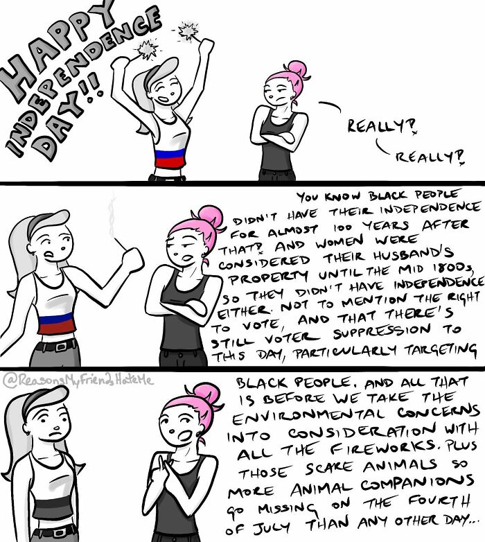 ‘Reasons My Friends Hate Me’: 25 Comics About Self-Deprecating Humor By Aylia Colwell ‘Reasons My Friends Hate Me’: 25 Comics About Self-Deprecating Humor By Aylia Colwell