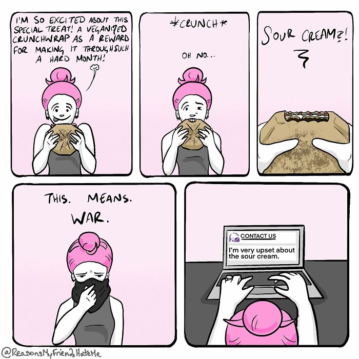 ‘Reasons My Friends Hate Me’: 25 Comics About Self-Deprecating Humor By Aylia Colwell ‘Reasons My Friends Hate Me’: 25 Comics About Self-Deprecating Humor By Aylia Colwell