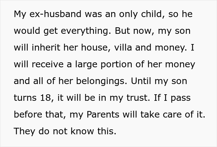 “Too Bad For Her”: Ex-Husband And Mistress Think They’re Getting MIL’s Money, Are Very Wrong “Too Bad For Her”: Ex-Husband And Mistress Think They’re Getting MIL’s Money, Are Very Wrong