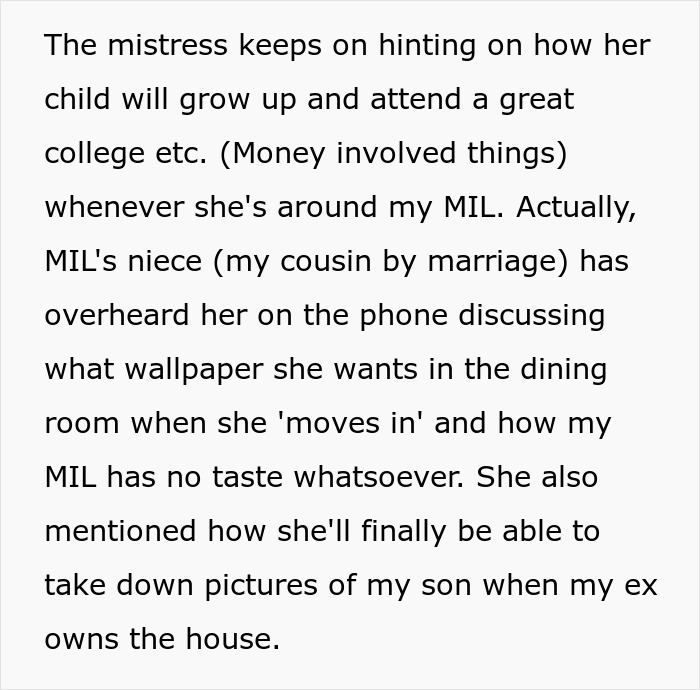 “Too Bad For Her”: Ex-Husband And Mistress Think They’re Getting MIL’s Money, Are Very Wrong “Too Bad For Her”: Ex-Husband And Mistress Think They’re Getting MIL’s Money, Are Very Wrong