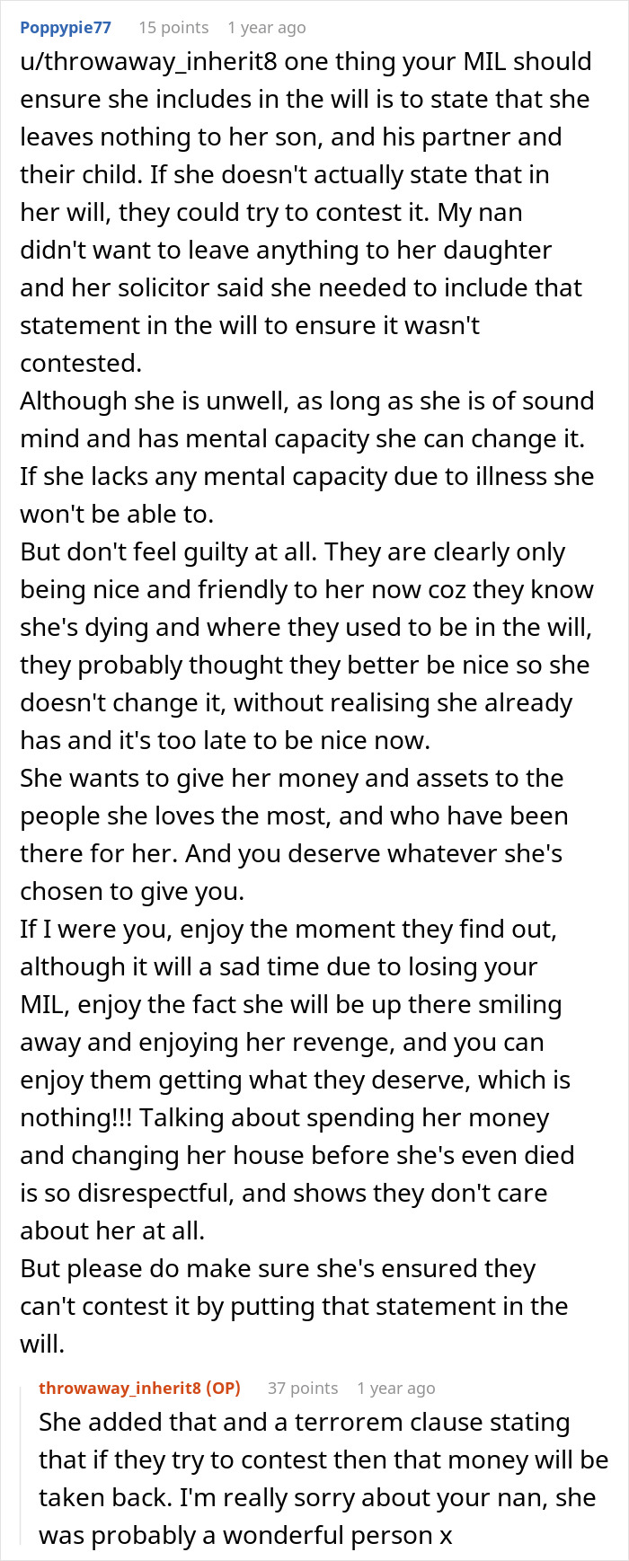 “Too Bad For Her”: Ex-Husband And Mistress Think They’re Getting MIL’s Money, Are Very Wrong “Too Bad For Her”: Ex-Husband And Mistress Think They’re Getting MIL’s Money, Are Very Wrong