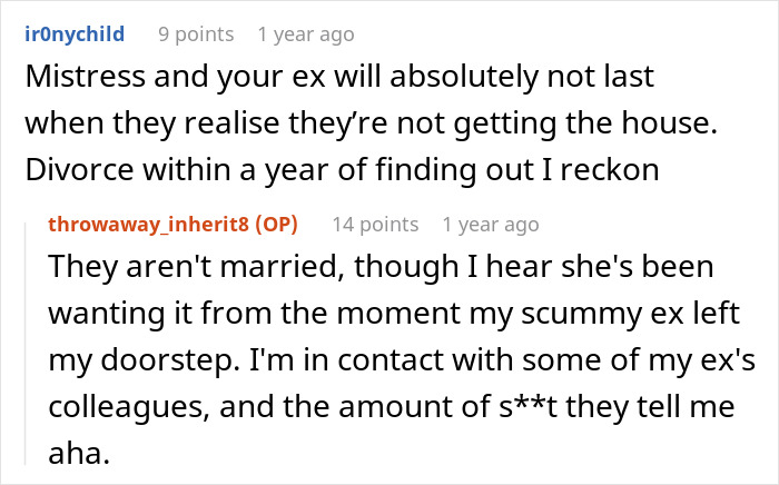 “Too Bad For Her”: Ex-Husband And Mistress Think They’re Getting MIL’s Money, Are Very Wrong “Too Bad For Her”: Ex-Husband And Mistress Think They’re Getting MIL’s Money, Are Very Wrong